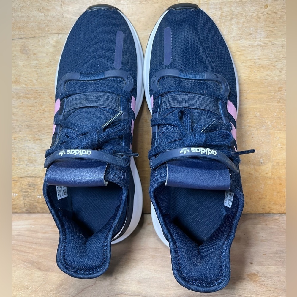Adidas U Path Run Womens Size 8 Running Shoes Sneakers Blue Pink EE7430 - Picture 6 of 8
